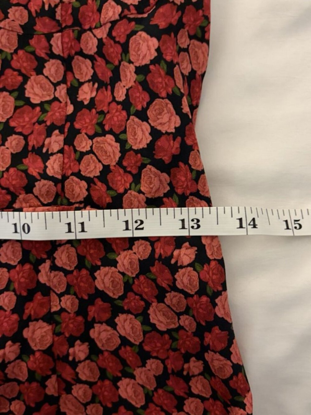 Summer Away Red Floral Gill Mini Dress Size Xs New — image 7 of 8